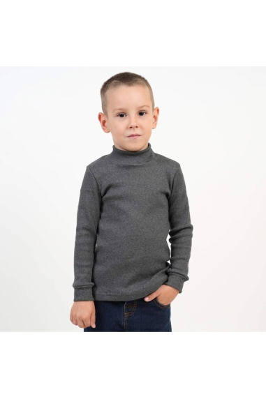 Гольф дитячий графіт щільний рубчик з начісом - 2