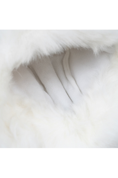 Шапка для дівчинки бузковий в'язка - 3