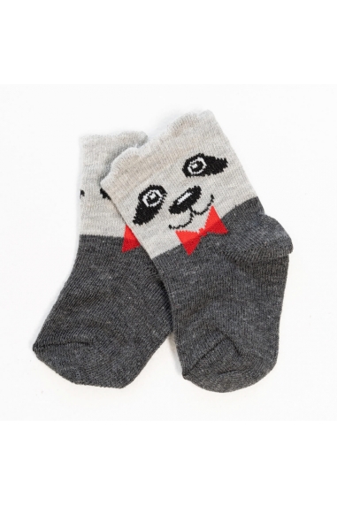Шкарпетки для малят графіт бавовна