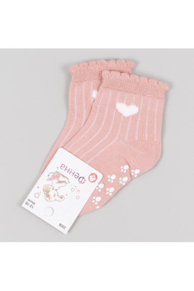 Шкарпетки для малят темно-рожевий бавовна - 1