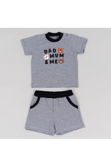 Костюм для хлопчика сірий фулікра - 2