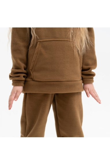 Флісовий костюм для дівчинки карамель фліс