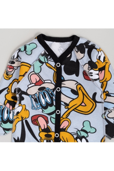 Сліп для новонароджених синій Дісней начіс високої якості(футер) - 1