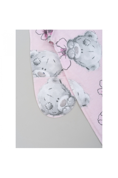 Сліп для новонароджених Teddy рожевий начіс (футер) - 1