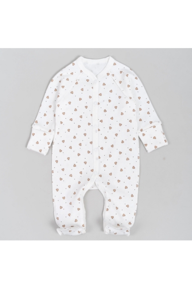 Чоловічок для новонароджених молочний інтерлок