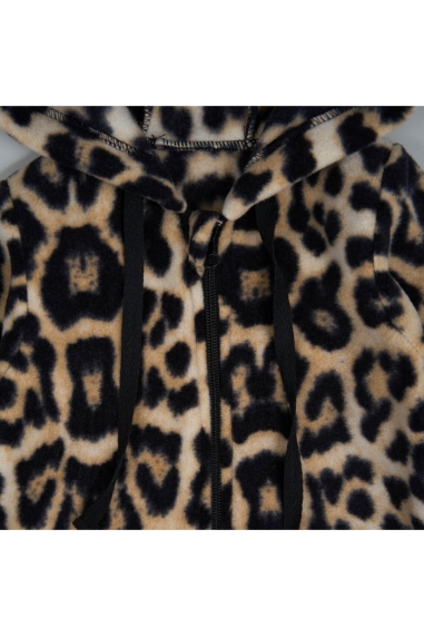 Комбінезони флісовий для малят Лєо бежевий мікрофліс - 1