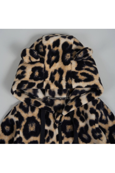 Комбінезони флісовий для малят Лєо бежевий мікрофліс - 2