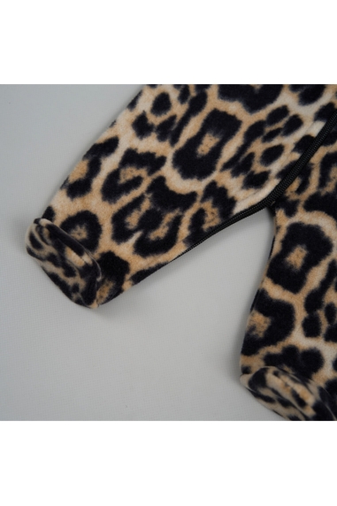 Комбінезони флісовий для малят Лєо бежевий мікрофліс - 4