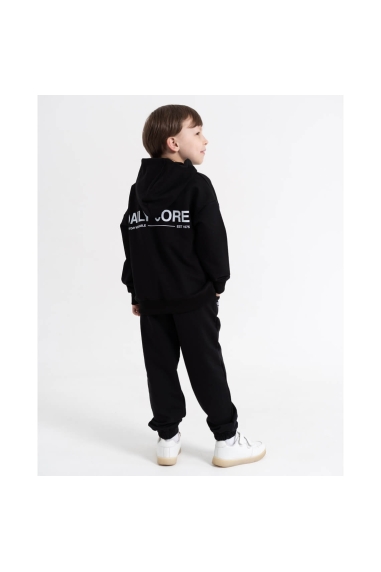 Костюм для хлопчика чорний двонитка - 4