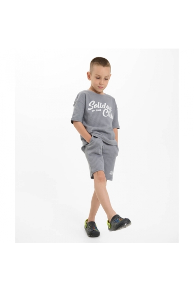 Комплект для хлопчика темно сірий кулір жатка