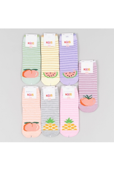 Шкарпетки для дівчинки жовтий бавовна - 1