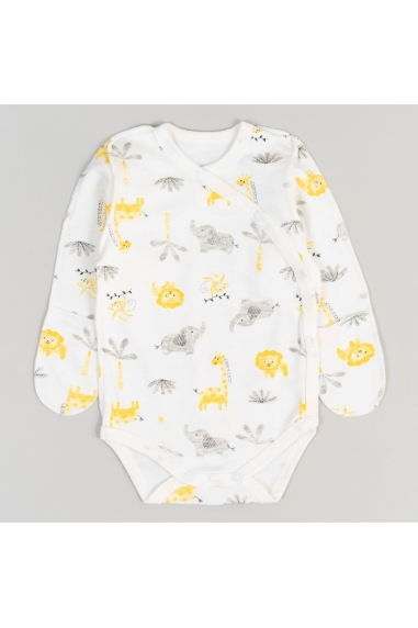 Боді  для малят Сафарі молочний начіс (футер)