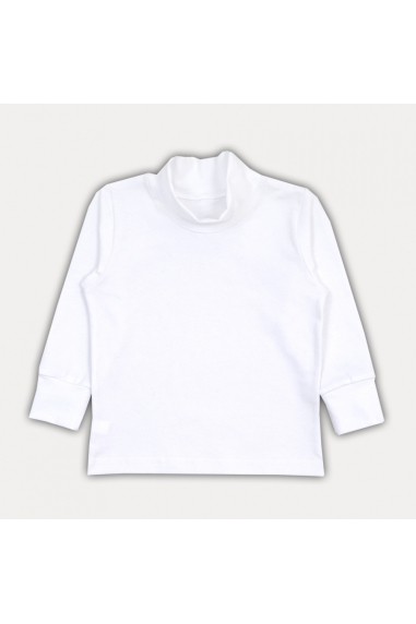 Гольф дитячій білий начіс (футер)