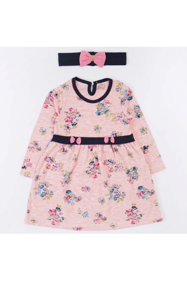 Сукня з пов'язкою для дівчинки рожевий фулікра
