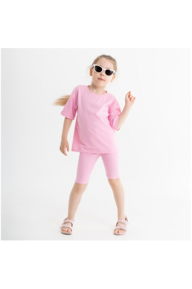 Комплект для дівчинки рожевий фулікра - 1