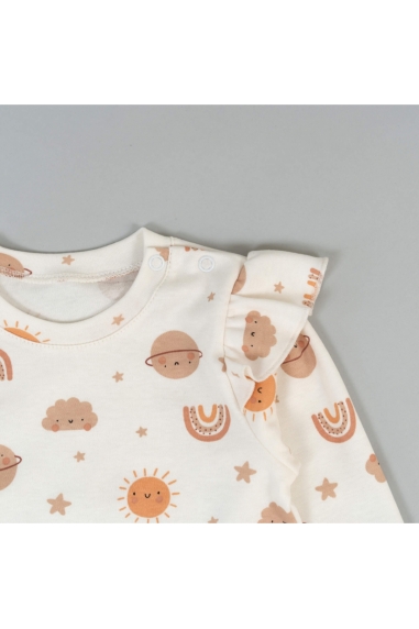 Костюм для дівчинки Планети пісочний інтерлок - 3