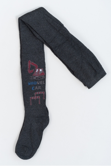 Колготки для хлопчика графіт махра