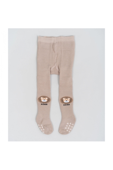 Колготки під памперс для малюків бежевий махра