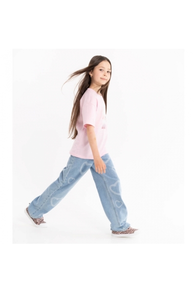 Футболка для дівчинки рожевий кулір