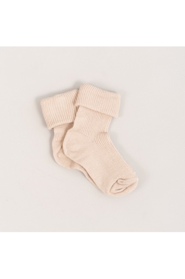 Шкарпетки для новонароджених бежевий бавовна