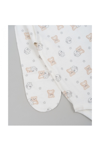 Боді для малят Зайки молочний начіс (футер) - 5