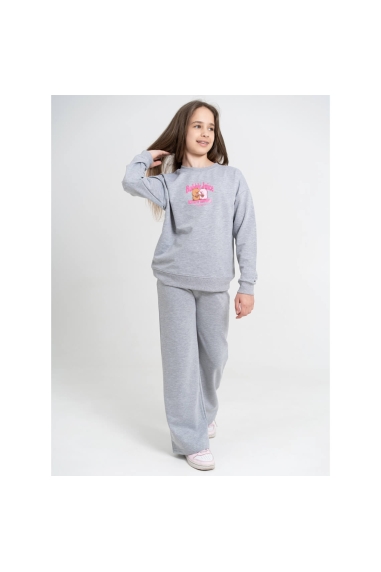 Костюм для дитячий сірий двонитка