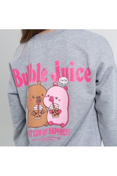 Костюм для дитячий сірий двонитка - 3