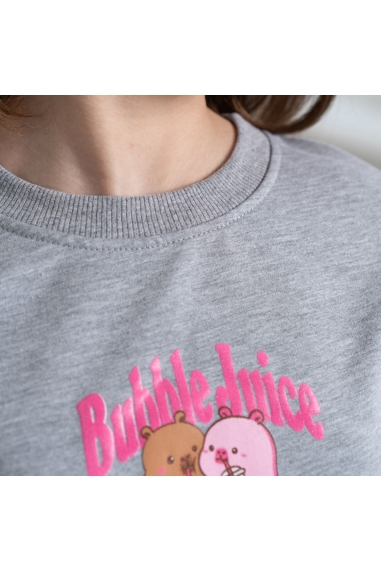 Костюм для дитячий сірий двонитка - 7