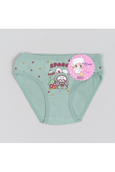 Трусики для дівчинки олива рубчик преміум