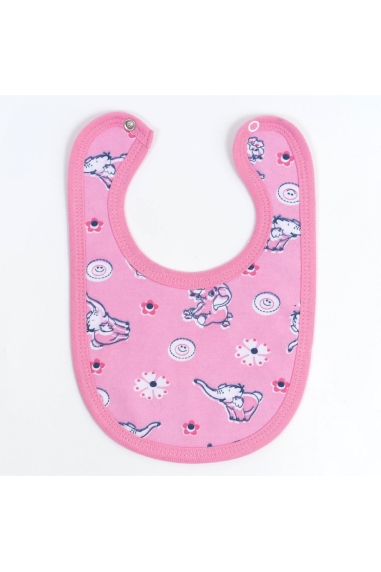 Слинявчик для малят рожевий начіс(футер)