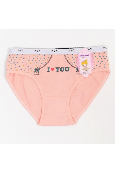 Трусики для дівчинки персик стретч-кулір