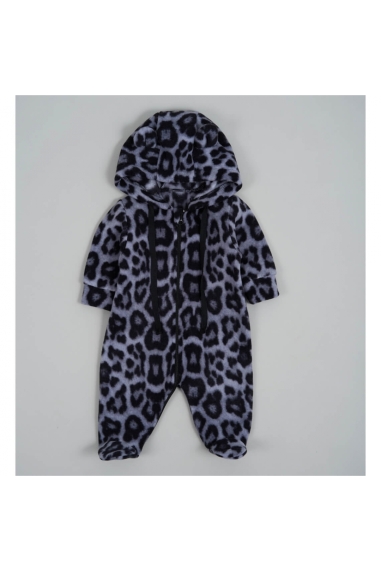Комбінезони флісовий для малят Лєо графіт мікрофліс