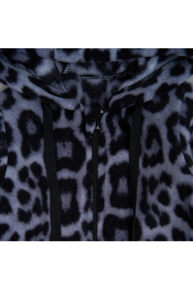 Комбінезони флісовий для малят Лєо графіт мікрофліс - 1