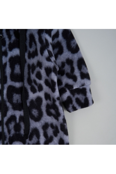 Комбінезони флісовий для малят Лєо графіт мікрофліс - 3