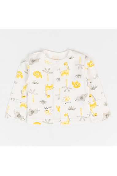 Кофтинка для новонароджених жовтий начіс(футер)