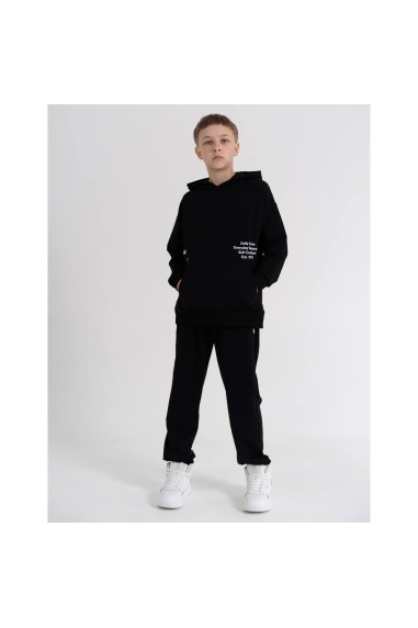 Костюм для хлопчика чорний двонитка - 1