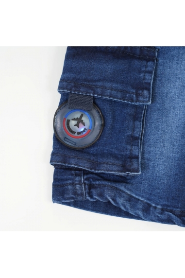 Шорти для хлопчика синій джинс - 3