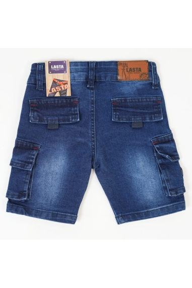 Шорти для хлопчика синій джинс - 4