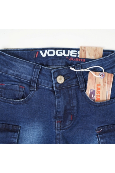 Шорти для хлопчика синій джинс - 6