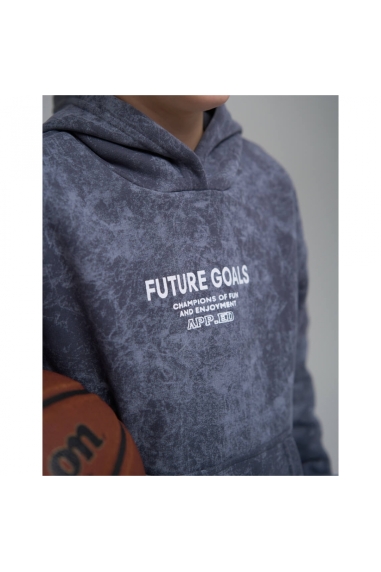 Костюм підлітковий графіт тринитка на флісі - 2