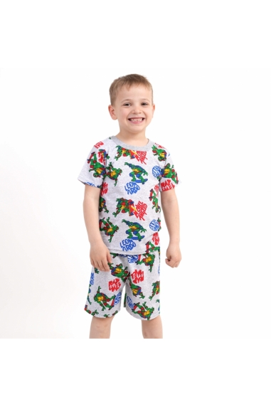 Піжама для хлопчика Черепашки- Ніндзя сірий кулір