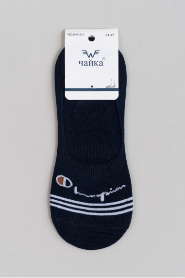 Сліди для чоловіків темно-синій бавовна - 1