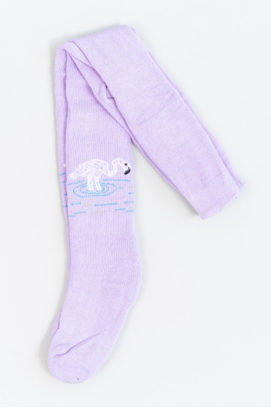 Колготки для дівчинки бузковий махра