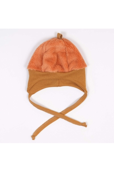 Шапочка для малят однотонна карамельна велсофт