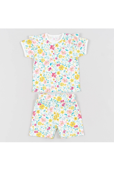 Комплект для дівчинки Квіти кулір - 1
