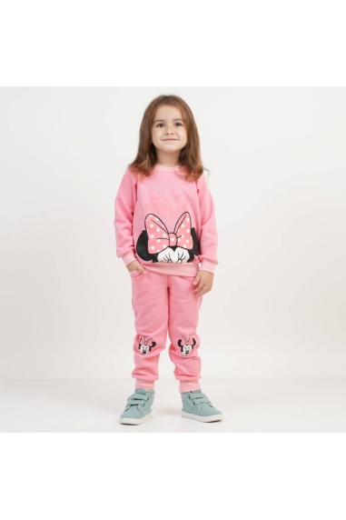 Костюм для дівчинки кораловий начіс (футер)