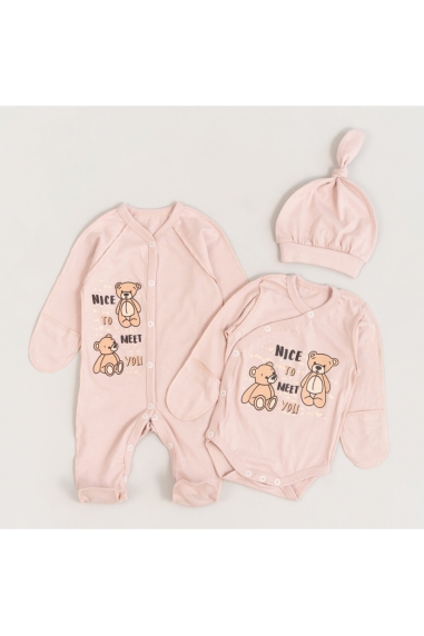 Комплект для новонароджених персиковий кулір