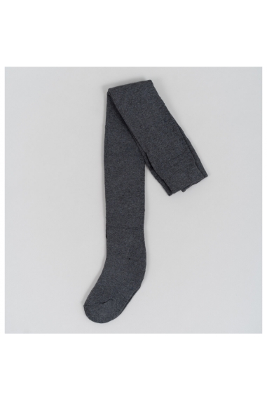 Колготки для дівчинки однотонні сірий махра