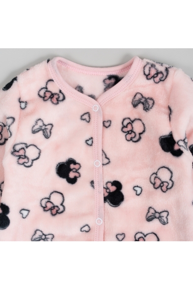 Пухнастий чоловічок для малят рожевий велсофт - 1