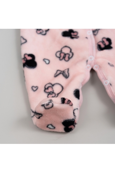 Пухнастий чоловічок для малят рожевий велсофт - 3